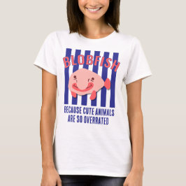 Söta Djur Överreklamerad Anpassad Text Kul BLOBFIS T Shirt