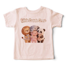 Söta Djur Vänner Barn T-Shirt