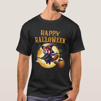 Söta djurälskare Röd Panda Häxhatt firar T Shirt