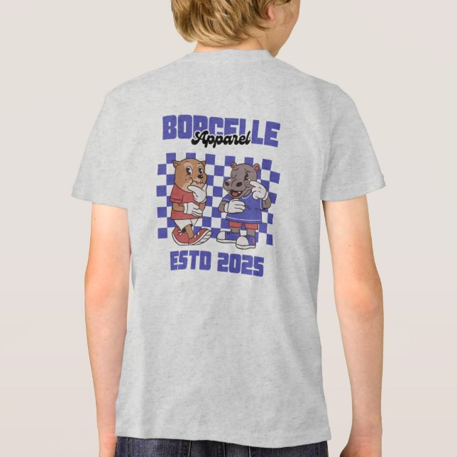 Söta djurillustrationer t shirt (Baksida)