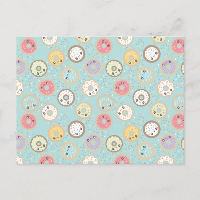 Söta Donuts Vykort (Framsida)