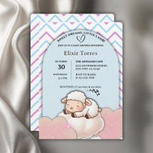 Söta Dreams Little Lamb Cute Kawaii Baby Shower