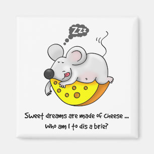 Söta drömmar är tillverkade av ostsött cute Snorin Magnet