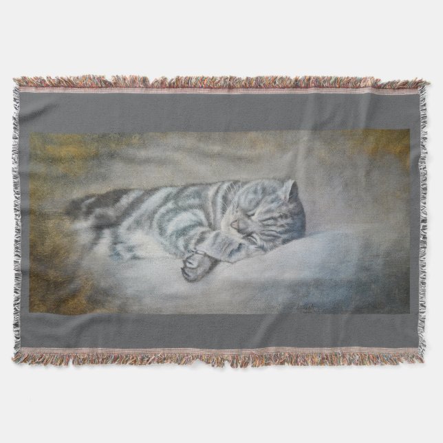 Söta drömmar av brittisk Shorthair Filt (Framsidan)