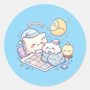 Söta Drömmar Kawaii Mini Klistermärke Ark