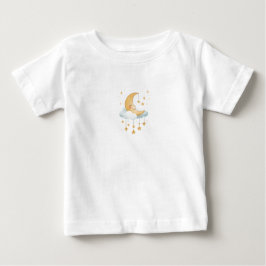 Söta Drömmar Måne – T-Shirt Design för Baby Shower