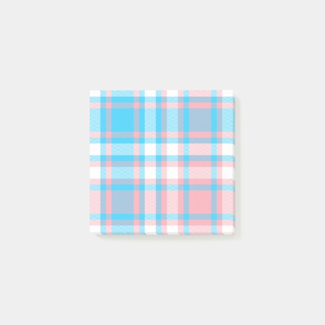 Söta Drömmar Rutiga Post-it-lappar Post-it Block (Framsida)
