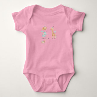 Söta Drömmar Safari Baby Bodysuit | Personlig T Shirt