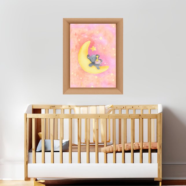 Söta Drömmar Tjej Baby Elefant 1 Poster (Skapare uppladdad)