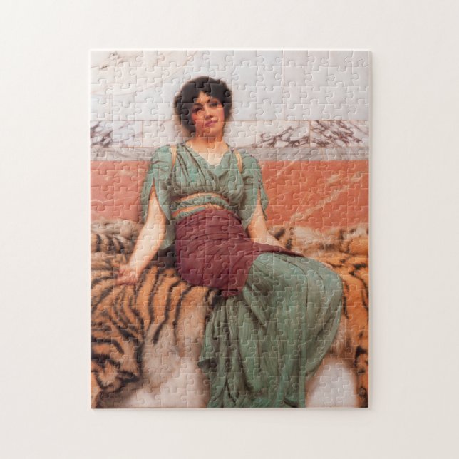 Söta drömmar (vackra romerska kvinnor på tigerskal pussel (Vertikal)