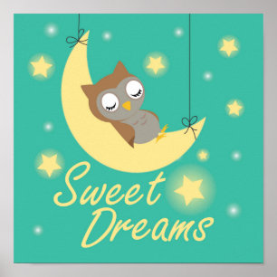 Söta drömmar vill ha design. poster