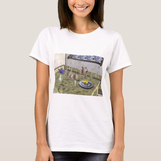Söta elefantmöss t shirt (Framsida)