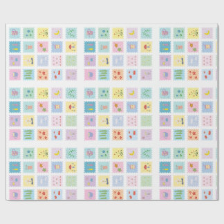 Söta element sveper in papper presentpapper