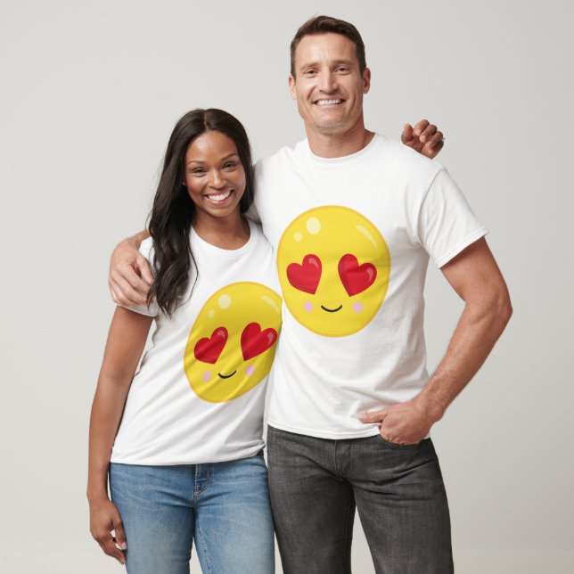 Söta Emoji  T Shirt (Unisex)