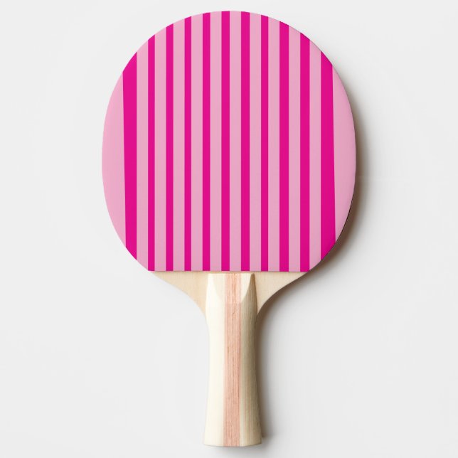 Söta estetiska godisrosa ränder pingisracket (Framsidan)