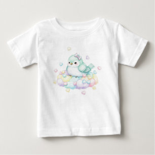 Söta fåglar. Mint Marshmallow av Natasha Us T Shirt