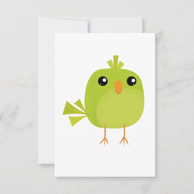 Söta fåglar OSA kort (Framsida)