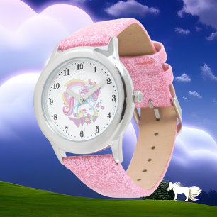 Söta fantasi Unicorn-tjejer Armbandsur