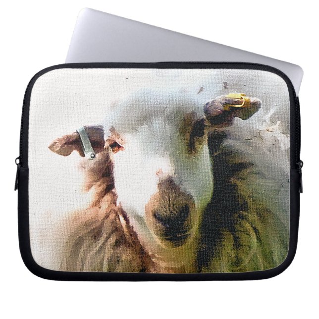 SÖTA FÅR LAPTOP SLEEVE (Framsidan)