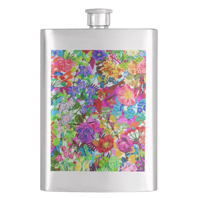 Söta färgglada magiska blommor fickplunta (Framsidan)