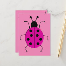 Söta färgglada nyckelpigor, lyckosam runda klocka 