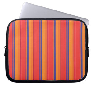 Söta färgglada sommarränder laptop fodral