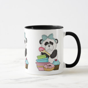 Söta fester för Pandabjörn Mugg