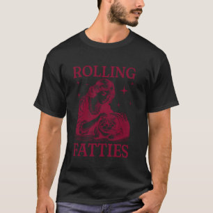 Söta feta kattungar Roliga kattmamma-tröjor för kv T Shirt