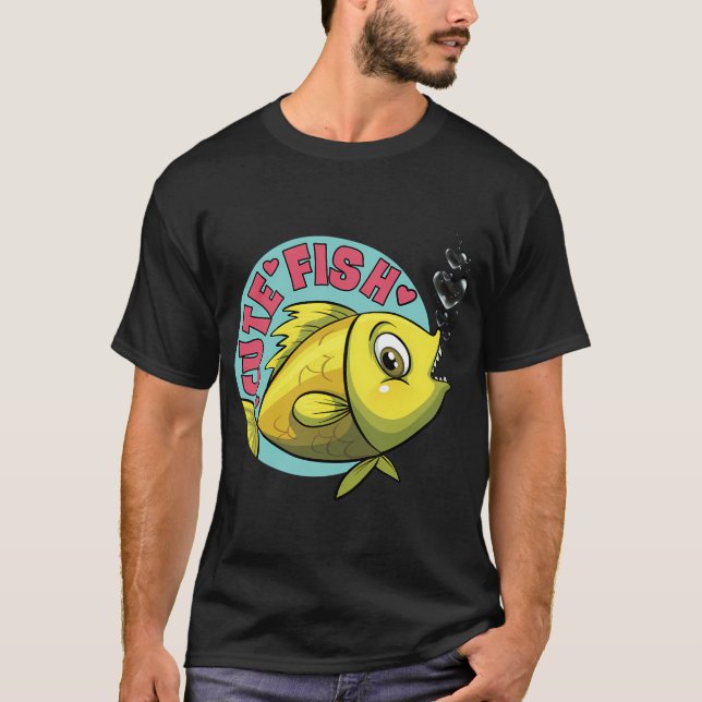 Söta fiskar t shirt (Framsida)