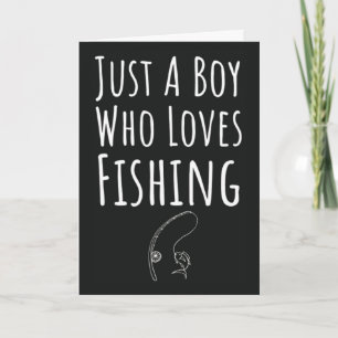 Söta Fiskekort För Små Pojkar Kids Fiskare Kort