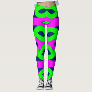 Söta flerfärgade trendiga "Ratti_Creative_Arts" Le Leggings