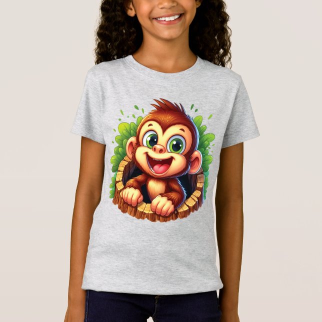 Söta flickor apälskare  t shirt (Framsida)