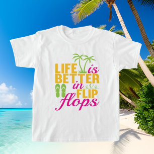 Söta flickor flippa liv ord art t shirt