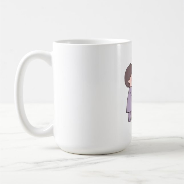 söta flickor kaffemugg (Vänster)