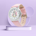 Söta flickor Pingguin älskare lägg till namn Armbandsur<br><div class="desc">Söta flickor Pingguin älskare Lägg till namn Watch Watch</div>
