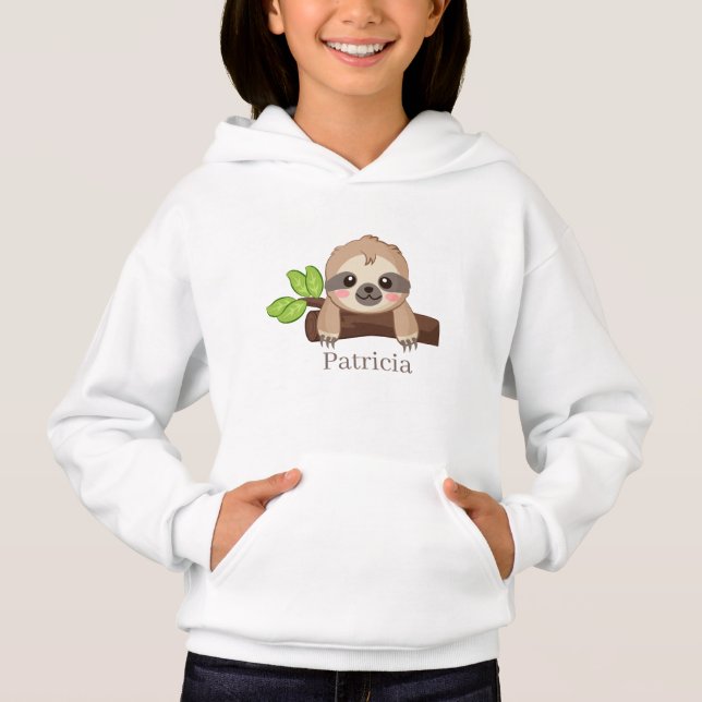 Söta flickor, slättare djur älskare Hoodie T Shirt (Framsida)