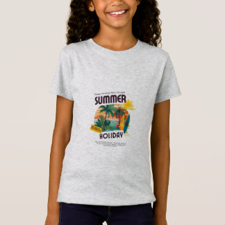 Söta flickors skjorta Stilfull vardaglig klänning T Shirt