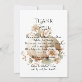 Söta första födelsedag Halloween tack bil