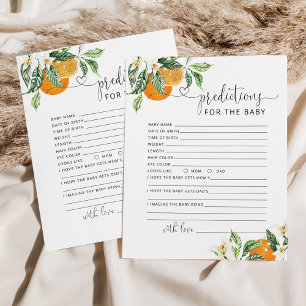 Söta förutsägelser för bebisen