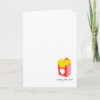Söta franska pommes frites IVF/embryoöverföring up Kort