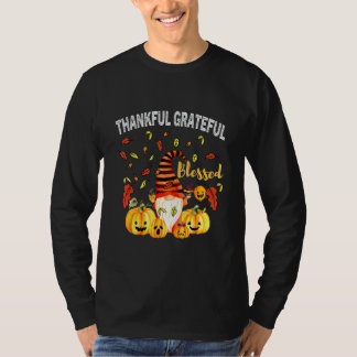 Söta Gnompar Med Pumpa Krydda Höst Snygging Au T Shirt