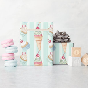 Söta gods inpackningspapper presentpapper