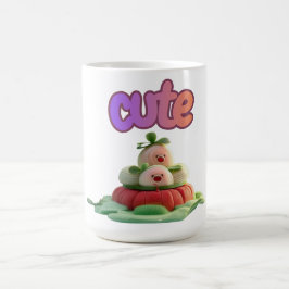 Söta Gott 3D Kawaii Konst – Pastell Pastell T-Shir Kaffemugg