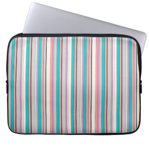 Söta grå akvatränder laptop fodral