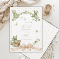 Söta grodor Whimsical Vintage Baby Shower