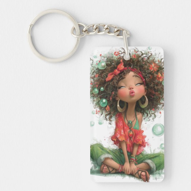 SÖTA GRÖNA & RÖDA WHIMSISKA SOMMARFLICKOR (Framsidan)