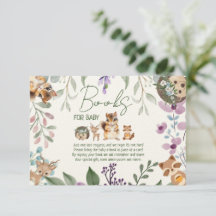 Söta gröna skogsdjur skog bringa en bok