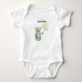 Söta grönten baby björn baby t shirt