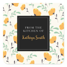 söta gula blommor blommig från köket