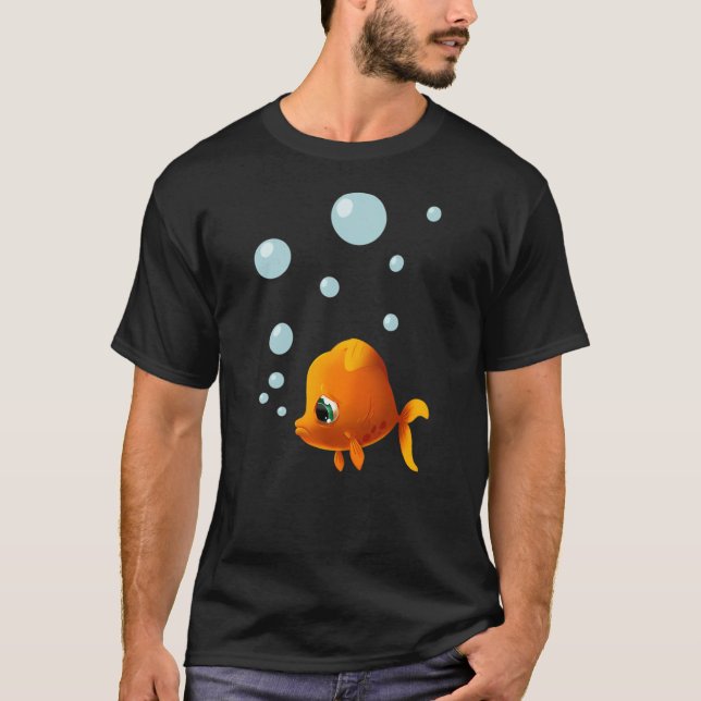 Söta guldfiskar t shirt (Framsida)